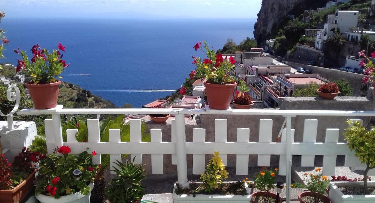 Ferienwohnung Casa Enzo Con Vista Mare Amalfi Exterior foto